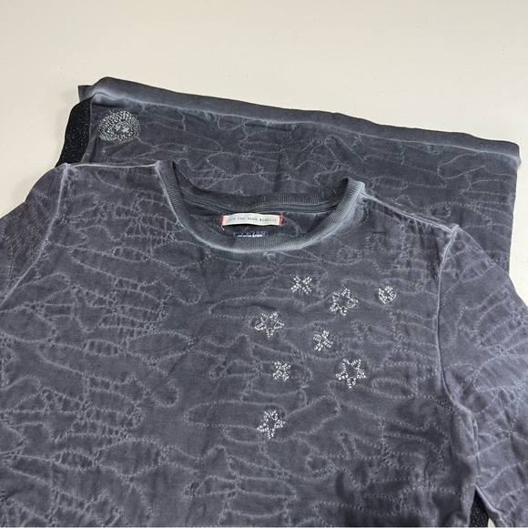 Blue Rebel Amsterdam Distressed Tunic Side Stripe Shirt - Picture 4 of 9